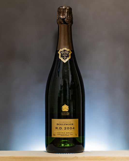 Bollinger Champagne Extra Brut RD 2004 Pinot Noir Nero Chardonnay Vino Francia