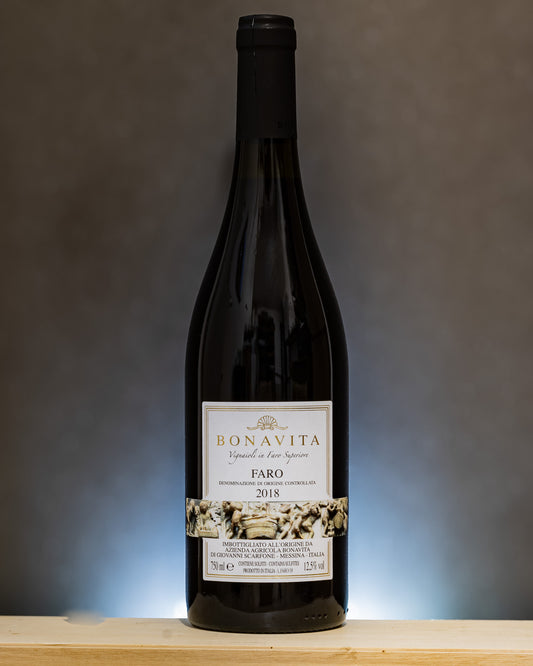 Bonavita Faro Sicilia Messina 2018 Nerello Mascalese Cappuccio Vino Rosso Italia