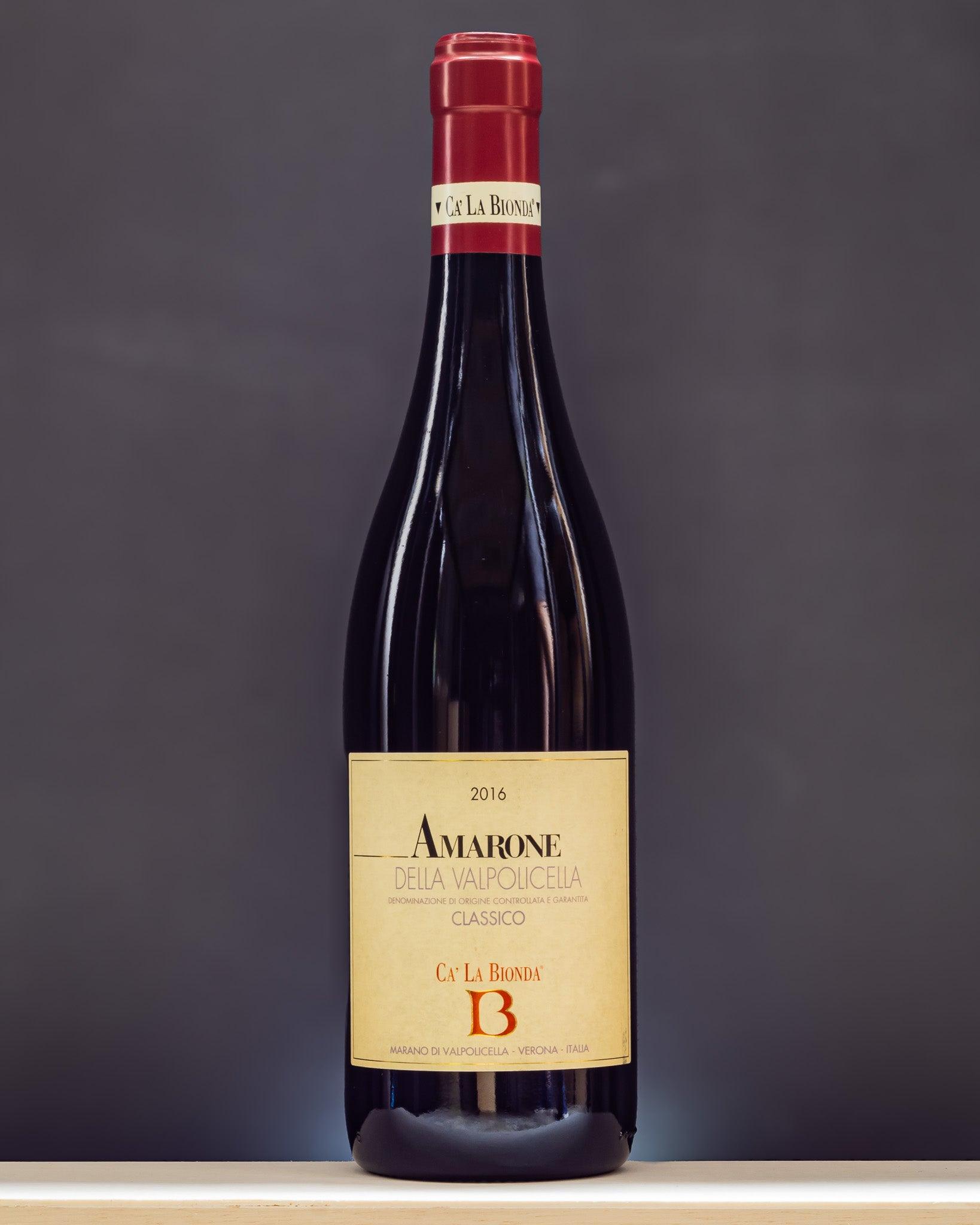 Ca Bionda Amarone Valpolicella 2016 Corvina Corvinone Rondinella Molinara Veneto Italia Vino Rosso