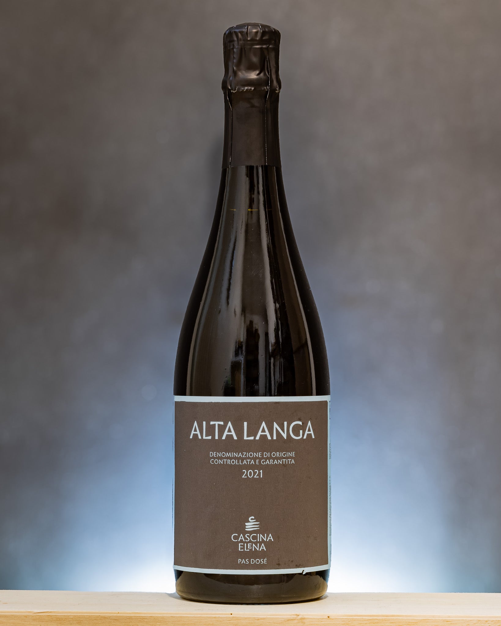 Cascina Elena Alta Langa Pas Dose 2021 Chardonnay Rocchetta Belbo Langhe Vino Spumante Metodo Classico Piemonte Italia Fronte