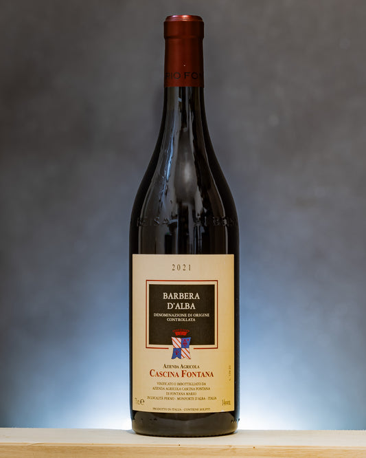 Cascina Fontana Barbera Alba 2021 Langhe Piemonte Vino Rosso Italia