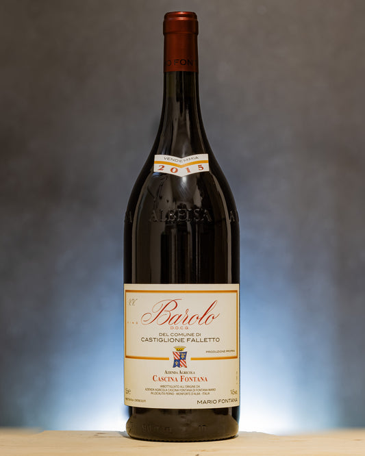 Cascina Fontana Barolo 2015 Castiglione Falletto Magnum Nebbiolo Langhe Piemonte Vino Rosso Grandi Formati Italia