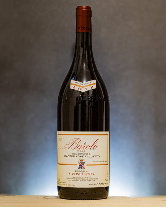 Cascina Fontana Barolo 2019 Comune Castiglione Falletto Magnum Nebbiolo Langhe Piemonte Vino Rosso Grandi Formati Italia