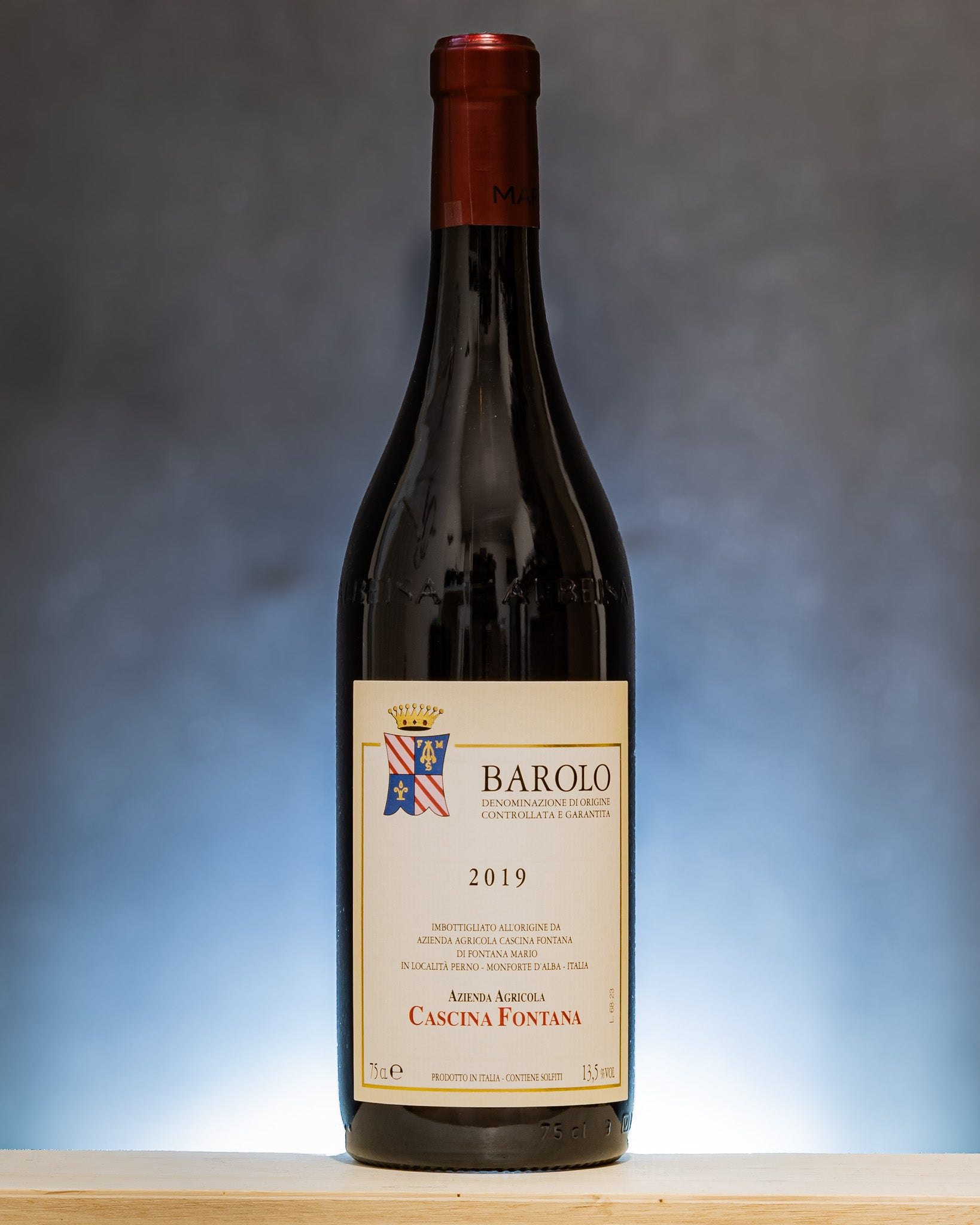 Cascina Fontana Barolo 2019 Nebbiolo Langhe Piemonte Vino Rosso Italia