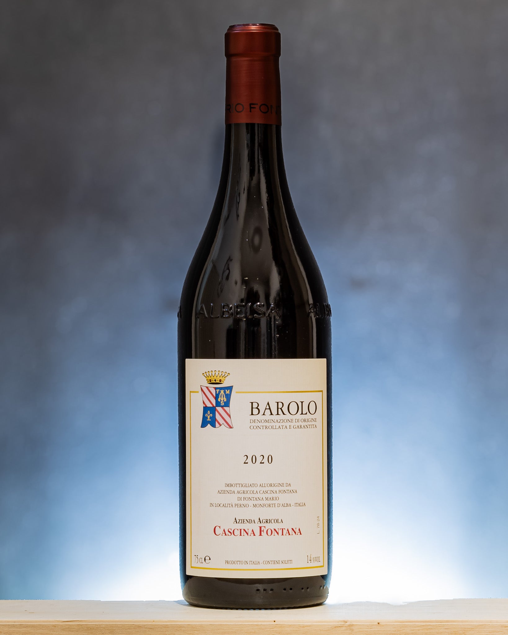 Cascina Fontana Barolo 2020 Nebbiolo Langhe Piemonte Vino Rosso Italia
