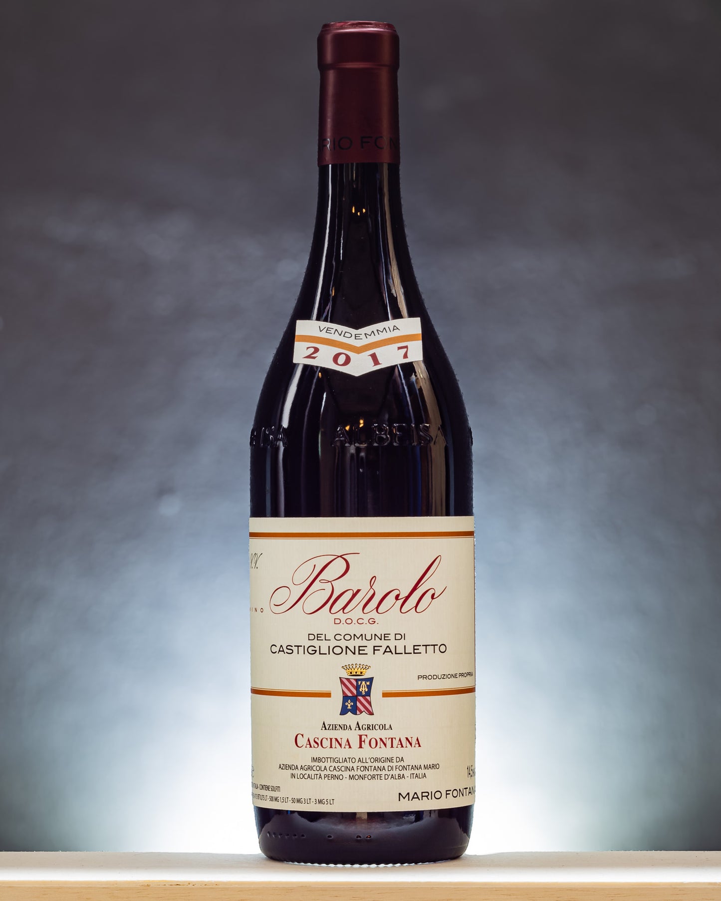 Cascina Fontana Barolo Castiglione Falletto 2017 Nebbiolo Langhe Piemonte Italia Vino Rosso