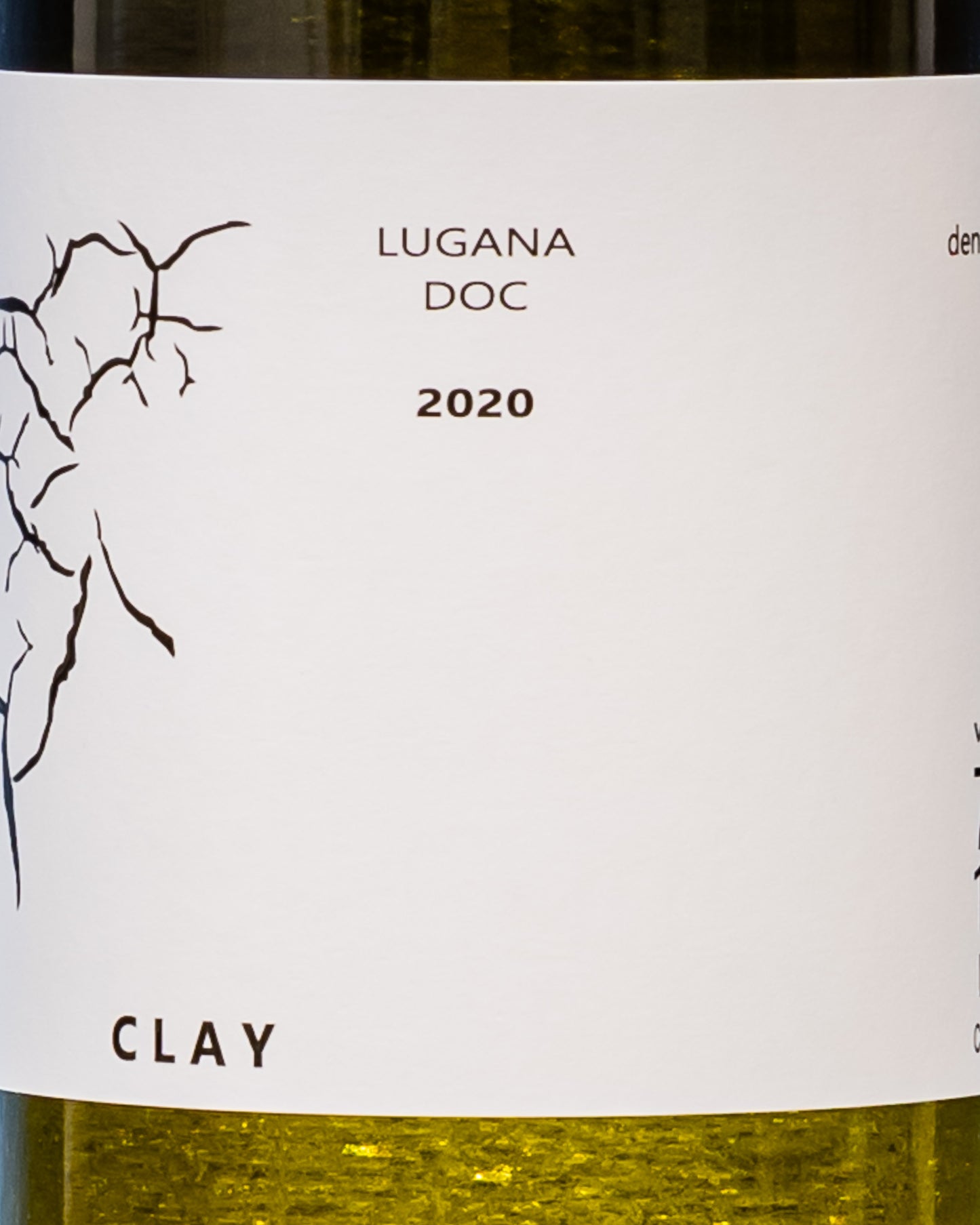 Cascina Maddalena Lugana 2020 Clay Turbiana Trebbiano Vino Bianco Lombardia Italia Etichetta Laterale