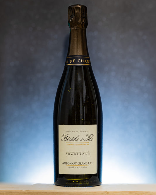 Champagne Bereche Extra Brut Ambonnay Les Tours 2016 Millesime Grand Cru Montagne Reims Vino Francia Pinot Nero Noir