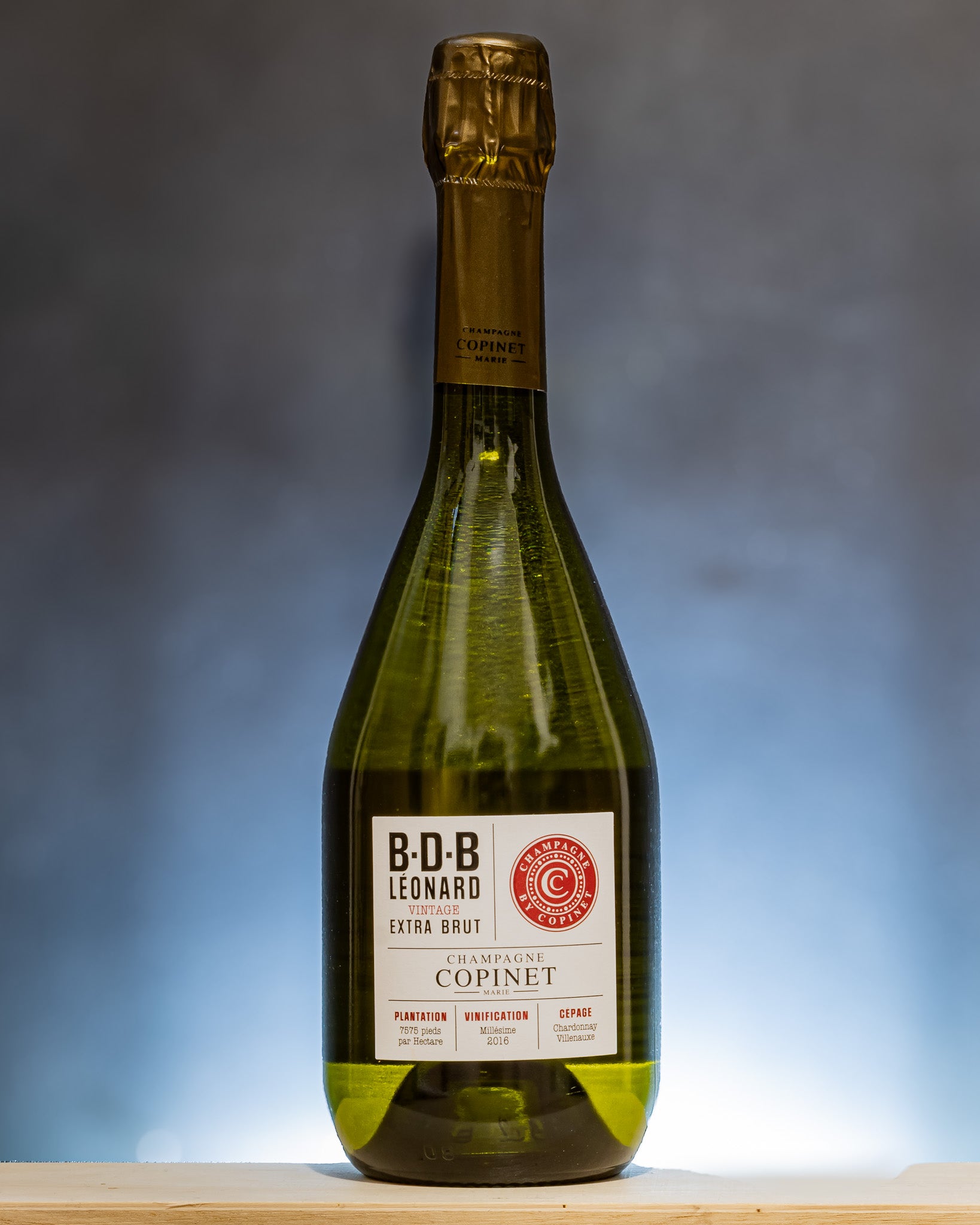 Champagne Marie Copinet Extra Brut Leonard Bdb Chardonnay Blanc Blancs Cote Sezanne 2016 Vino Francia