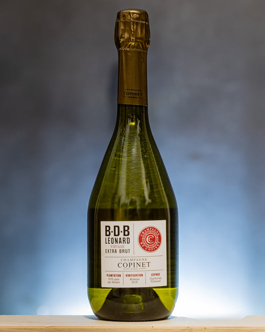 Champagne Marie Copinet Extra Brut Leonard Bdb Chardonnay Blanc Blancs Cote Sezanne 2016 Vino Francia