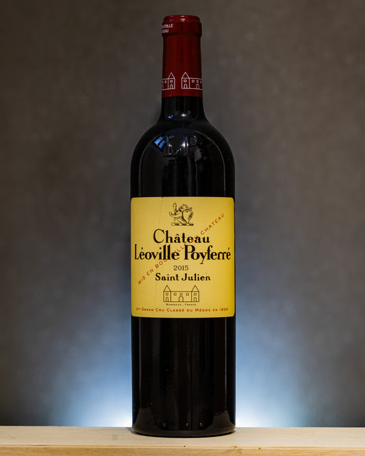 Chateau Leoville Poyferre Medoc Bordeaux Saint Julien 2015 Vino Rosso Francia Cabernet Sauvignon Franc Petit Verdot Merlot 2me Grand Cru Classe
