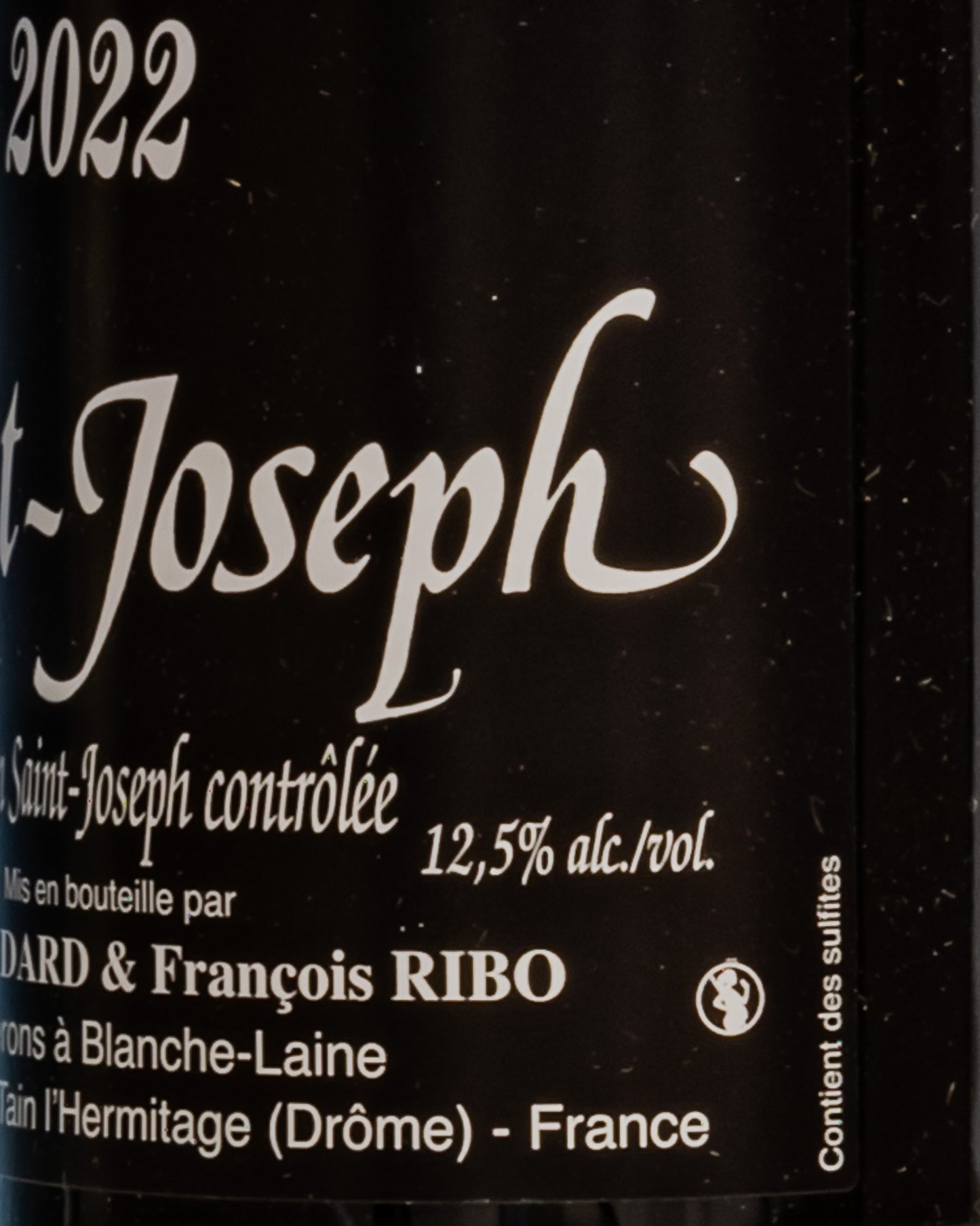 Dard Ribo Saint Joseph Rouge 2022 Syrah Valle del Rodano Nord Vino Rosso Francia Retro Etichetta