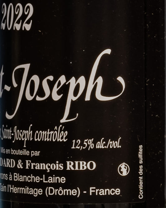 Dard Ribo Saint Joseph Rouge 2022 Syrah Valle del Rodano Nord Vino Rosso Francia Retro Etichetta