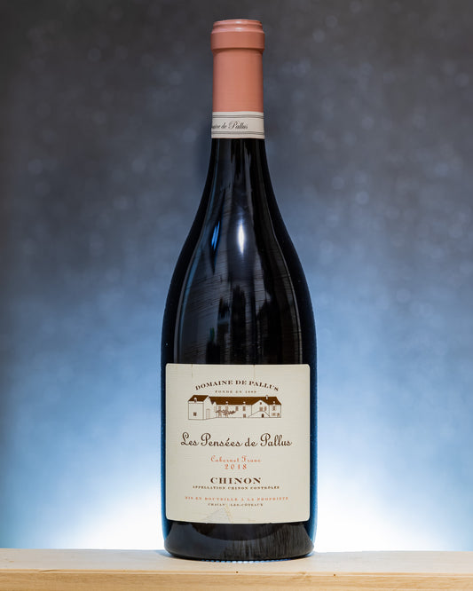 Domaine Pallus Les Pensee Chinon 2018 Cabernet Franc Bertrand Sourdais Vino Rosso Loira Francia
