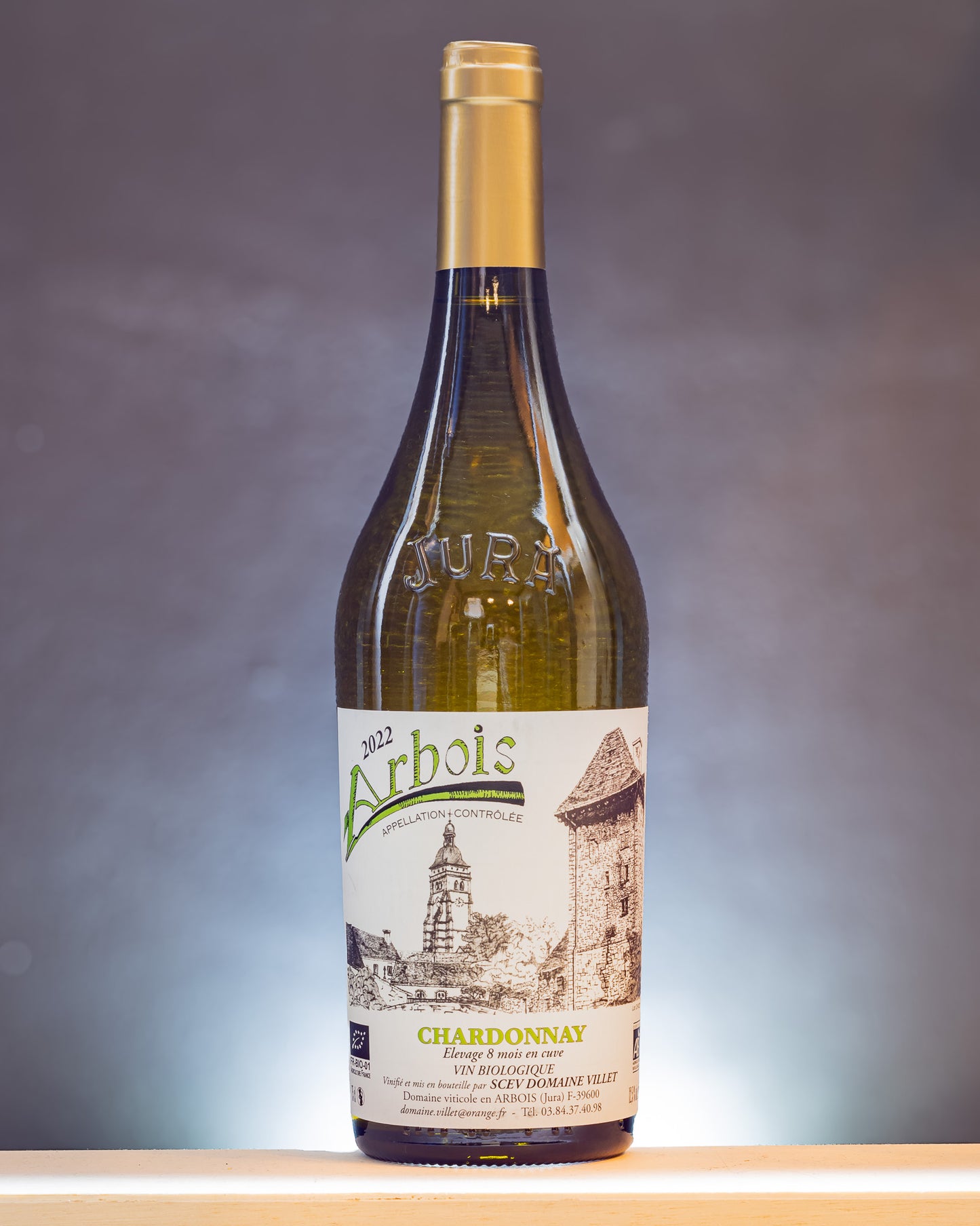 Domaine Villet Chardonnay Arbois 2022 Jura Francia Vino Bianco