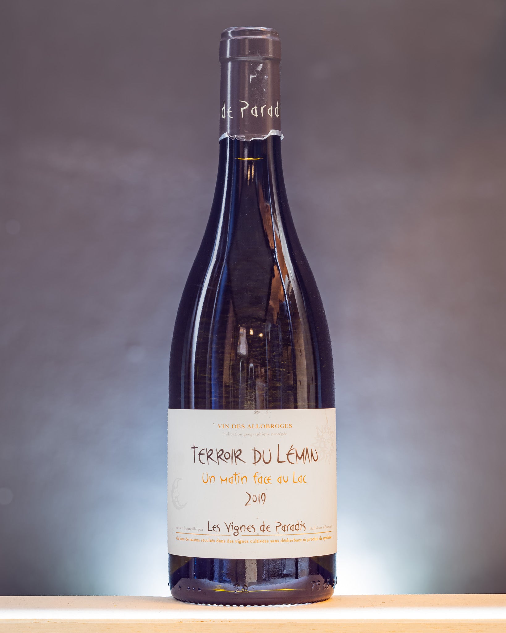 Dominique Lucas Vignes Paradis Chasselas Matin Face Lac Terroir Leman Vino Bianco Savoia Francia 2019