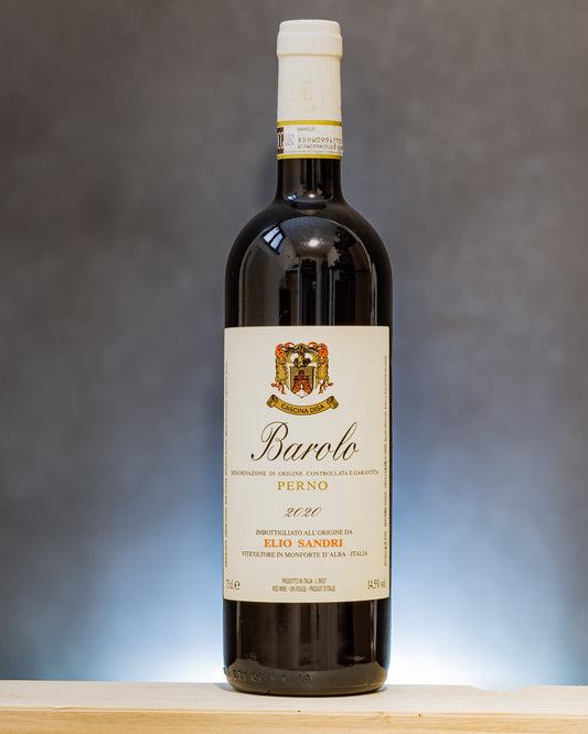 Elio Sandri Barolo 2020 Perno Nebbiolo Langhe Piemonte Vino Rosso Italia