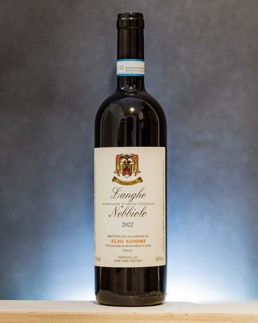 Elio Sandri Langhe Nebbiolo 2022 Piemonte Monforte Vino Rosso Italia