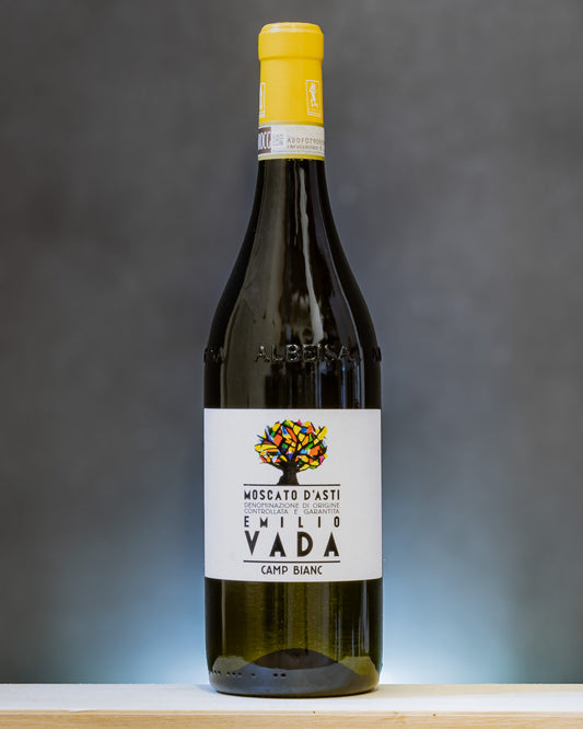 Emilio Vada Moscato Asti 2023 Vino Bianco Frizzante Dolce Piemonte Italia