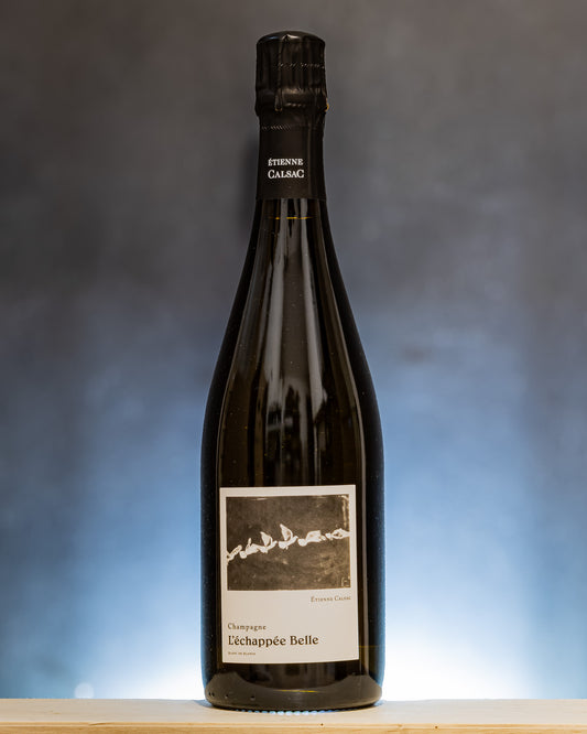 Etienne Calsac Champagne Blanc Blancs Echappee Belle Chardonnay Extra Brut Cote Vino Francia