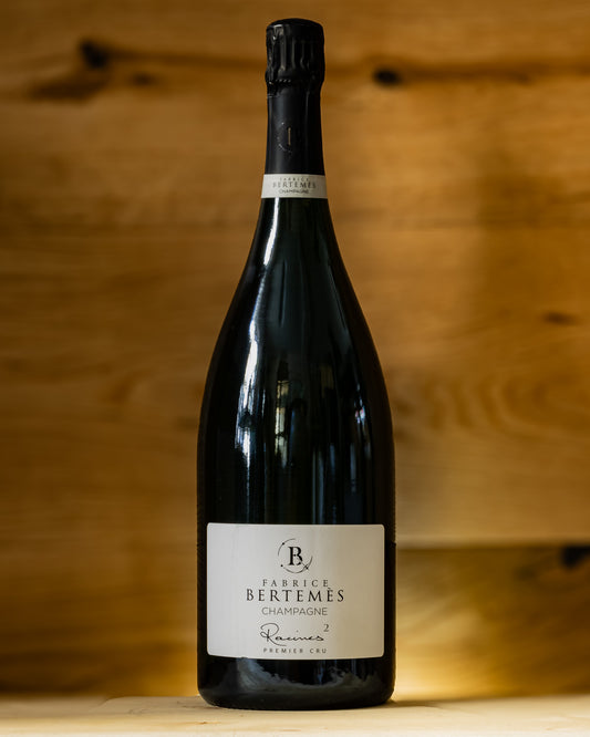 Fabrice Bertemes Champagne Brut 1er Premier Cru Racines Magnum Chardonnay Pinot Noir Nero Vino Francia Magnum