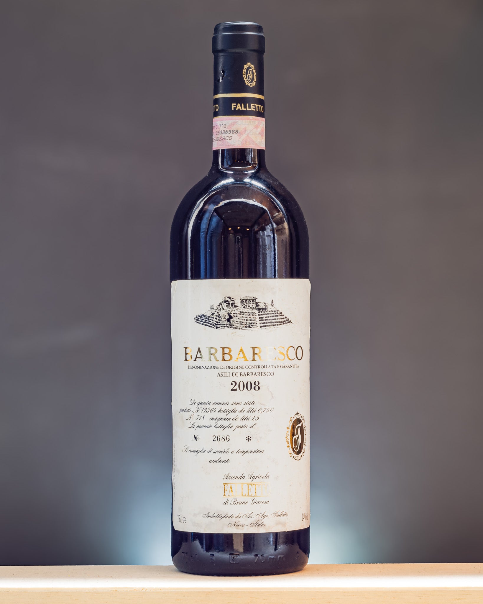 Falletto Bruno Giacosa Barbaresco Asili 2008 Nebbiolo Langhe Piemonte Italia Vino Rosso