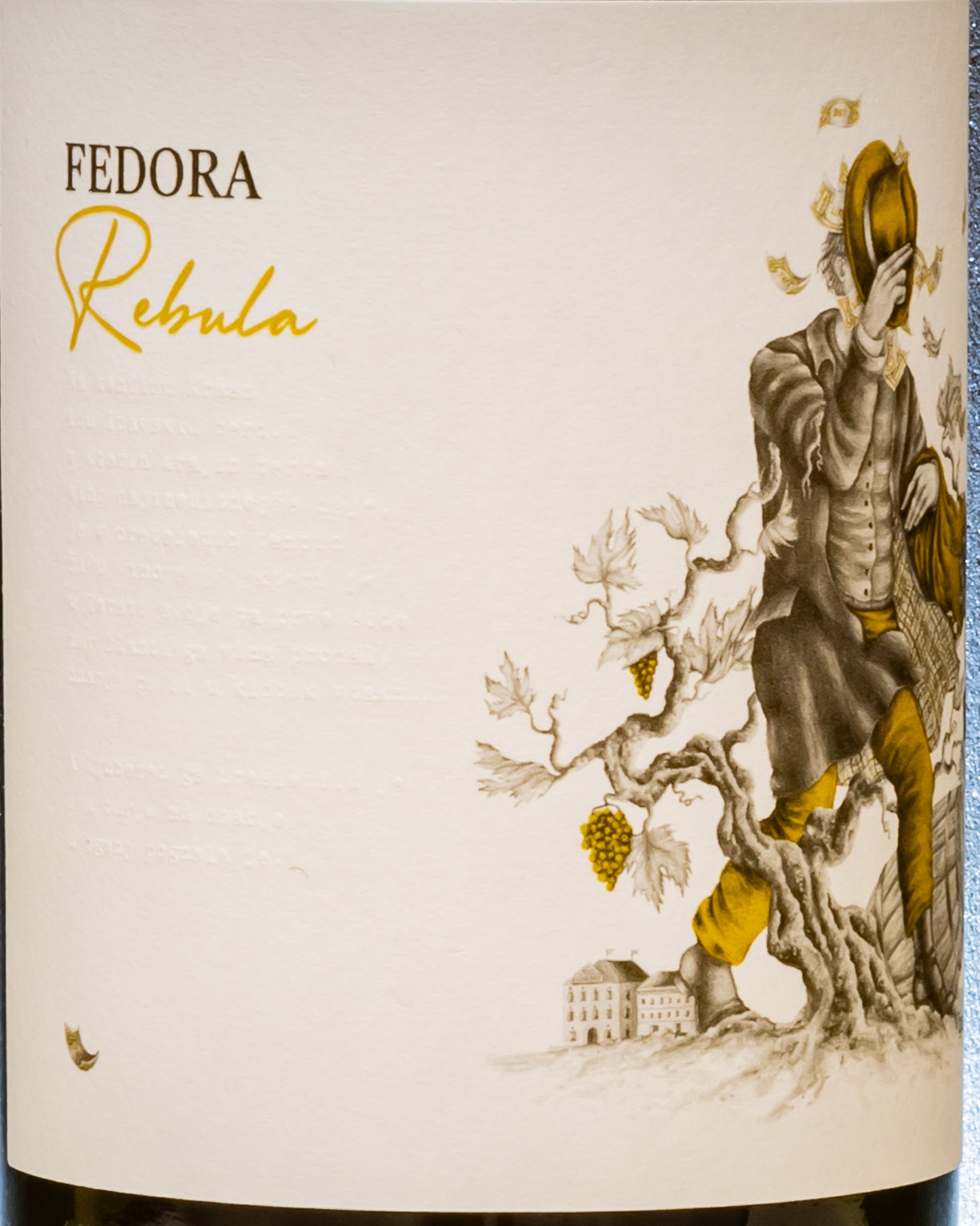 Fedora Rebula Ribolla 2020 Vino Orange Macerato Slovenia Vipava Retro Etichetta 2