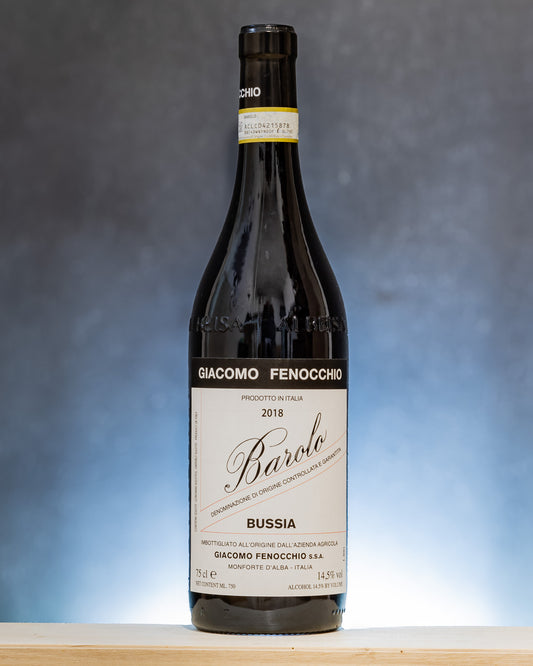 Giacomo Fenocchio Barolo 2018 Bussia Nebbiolo Langhe Piemonte Italia Vino Rosso