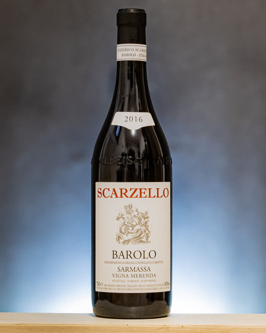 Giorgio Scarzello Barolo 2016 Sarmassa Vigna Merenda Nebbiolo Langhe Vino Rosso Piemonte Italia