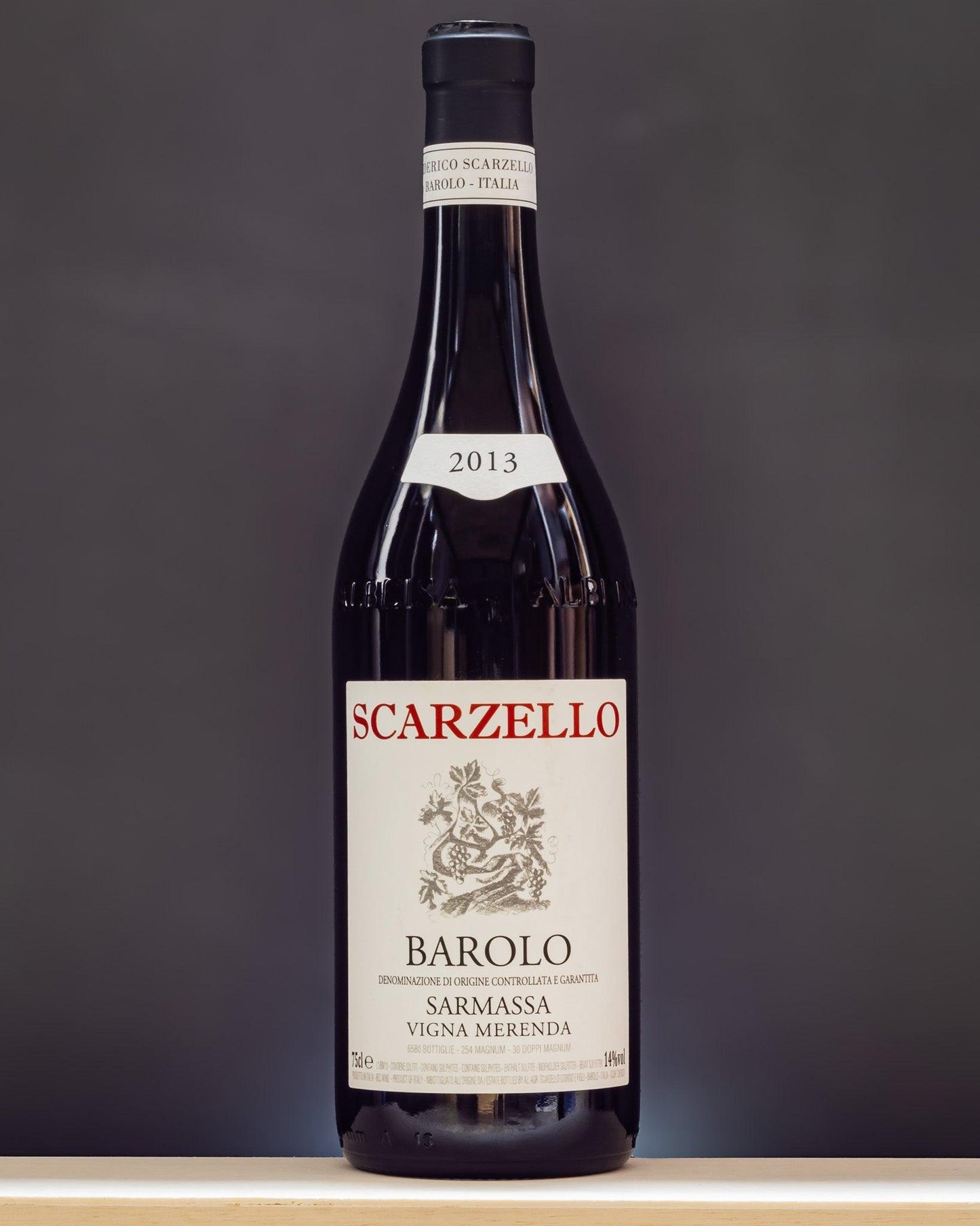 Giorgio Scarzello Barolo Sarmassa Vigna Merenda Langhe Nebbiolo Piemonte Italia 2013 Vino Rosso