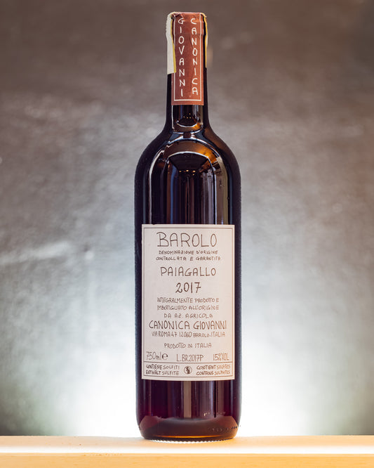 Giovanni Canonica Barolo Paiagallo 2017 Nebbiolo Langhe Piemonte Italia Vino Rosso