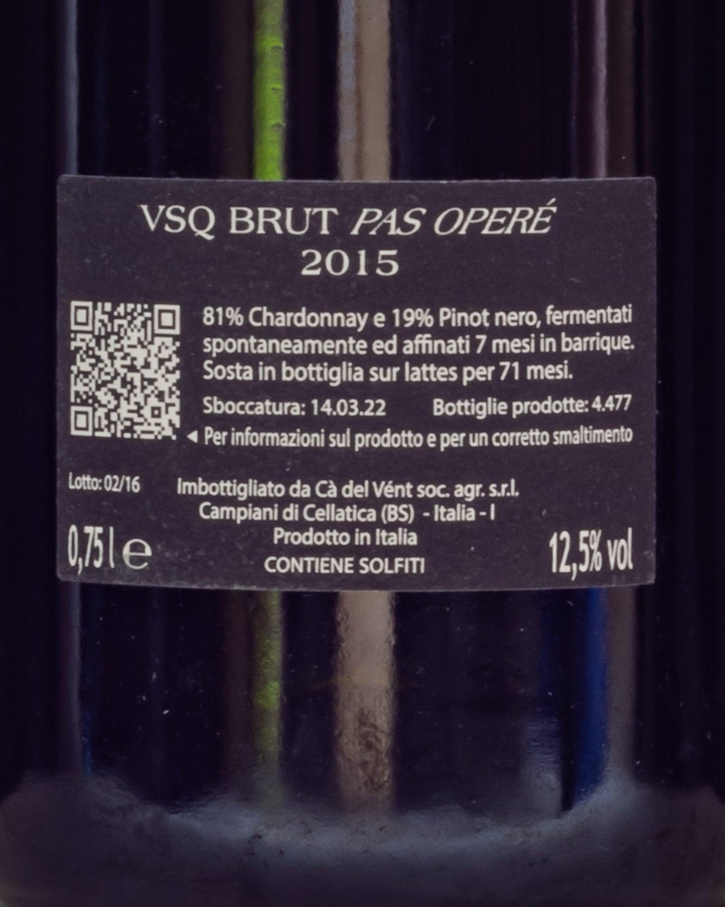 Brut Pas Operé 2015 | Memoria