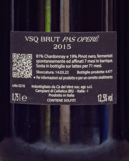 Brut Pas Operé 2015 | Memoria