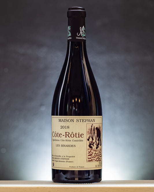 Maison Stephan Cote Rotie Syrah Viogner Binardes 2018 Vino Rosso Rodano Francia