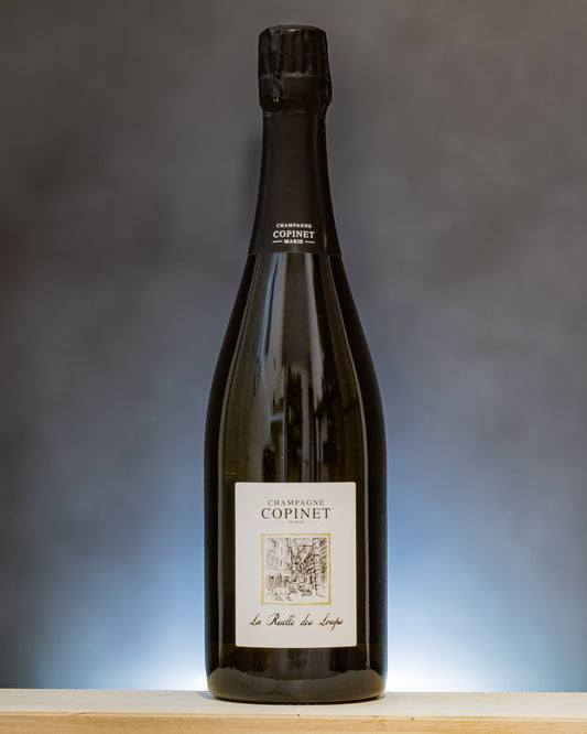 Marie Copinet Rouelle Des Loups Extra Brut Meunier Vino Francia Champagne Cote Sazanne