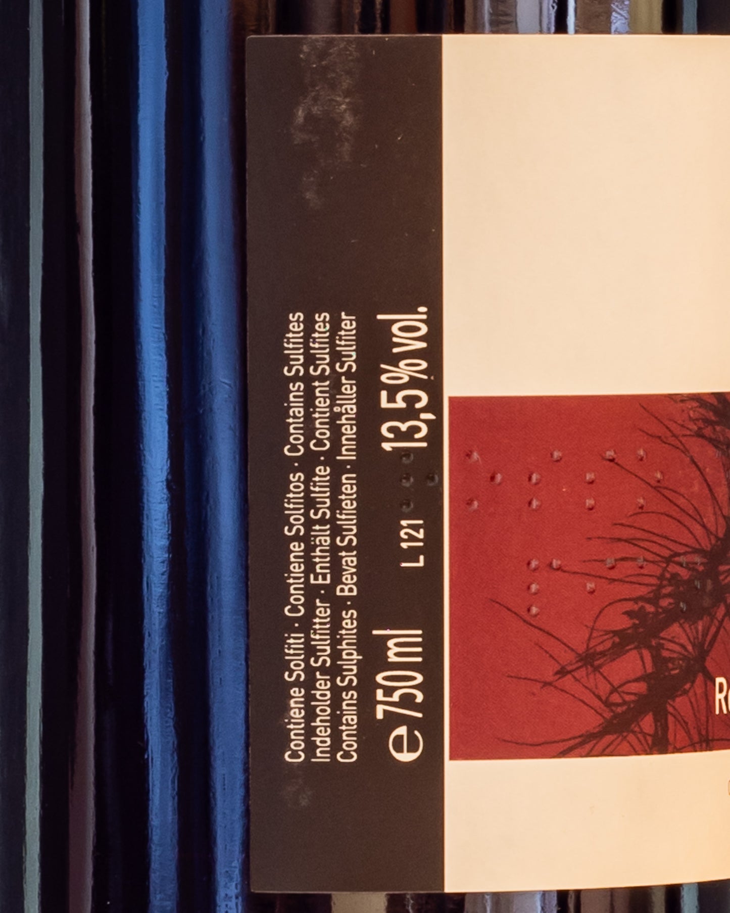 Pian Orino Rosso Montalcino Sangiovese 2018 Vino Toscana Italia Retro Etichetta