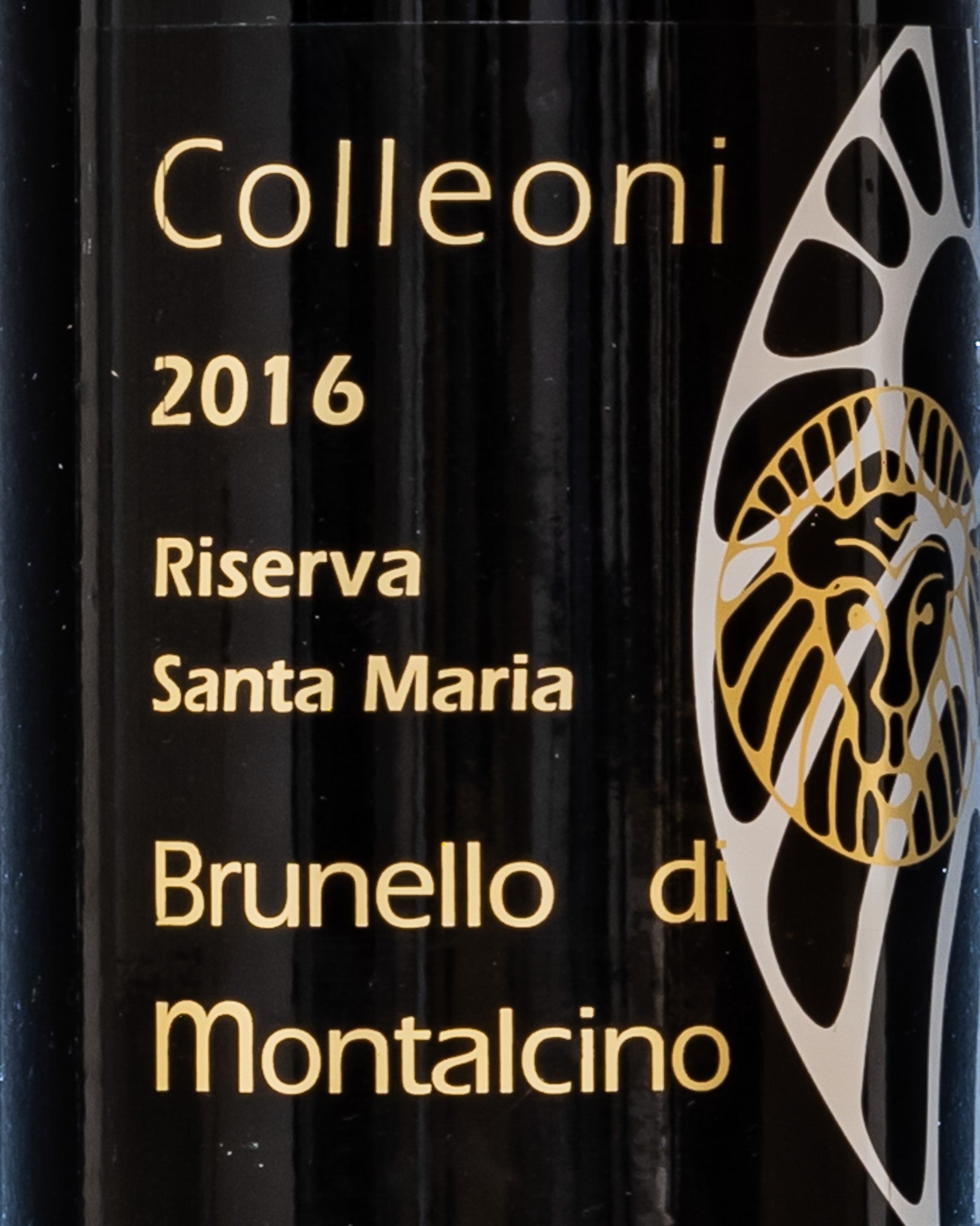 Podere Santa Maria Marino Colleoni Brunello Montalcino Riserva 2016 Vigna Sangiovese Toscana Vino Rosso Italia Retro Etichetta 1