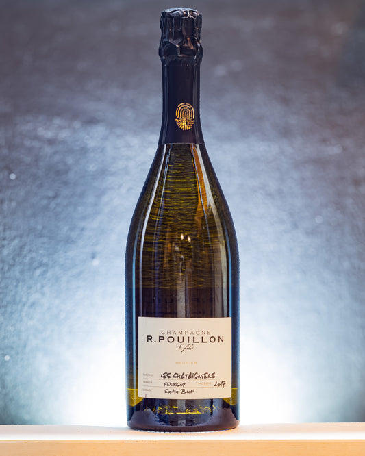 Pouillon Champagne Extra Brut Chataigniers 2017 Meunie Vino Francia