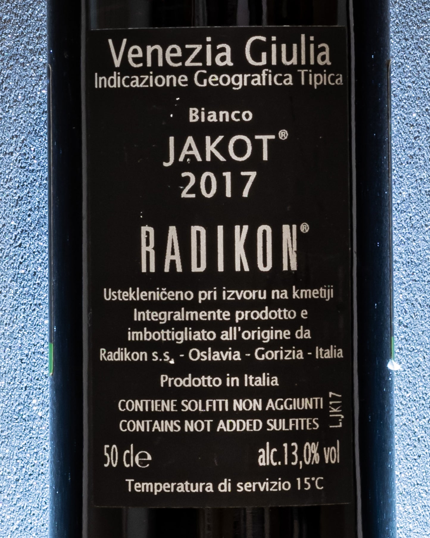 Radikon Jakot 2017 Friulano Friuli Venezia Giulia Vino Orange Macerato Italia Retro Etichetta