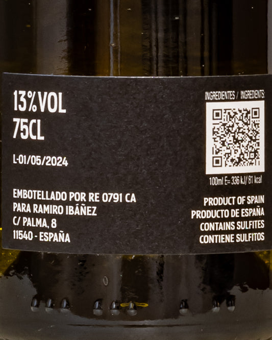 Ramiro Ibanez UBE 2023 Paganilla Vino Bianco Andalusia Spagna Europa Retro Etichetta