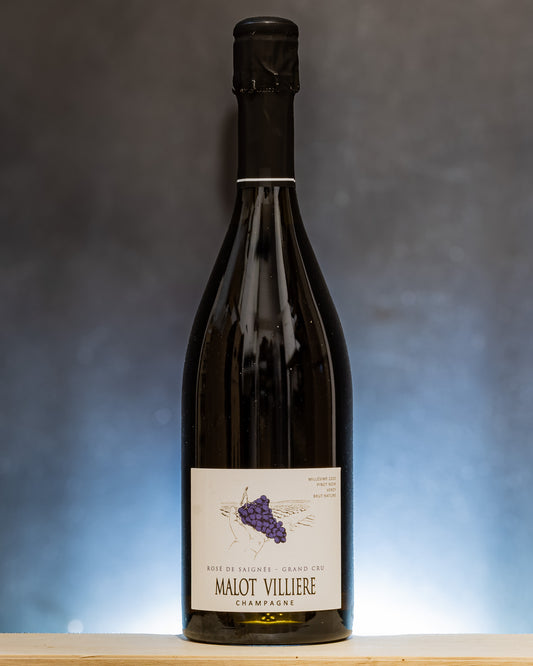 Sadi Malot Villiere Champagne Brut Nature Grand Cru Verzy 2020 Rose Saignee Pinot Noir Nero Montagne Reims Vino Francia