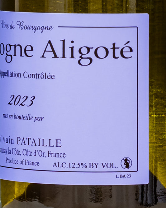 Sylvain Pataille Bourgogne Aligote 2023 Cote Nuits Borgogna Vino Bianco Francia Retro Etichetta