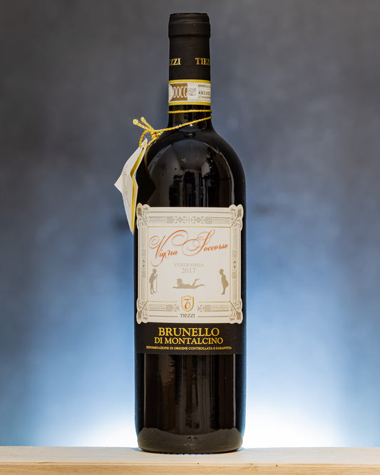 Tiezzi Brunello Montalcino Riserva 2017 Sangiovese Vigna Soccorso Vino Rosso Toscana Italia
