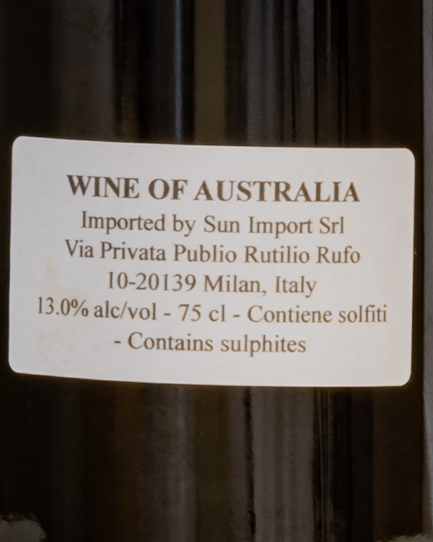 Timo Mayer Syrah Yarra Valley 2022 Victoria Australia Vino Rosso Nuovo Mondo Retro Etichetta