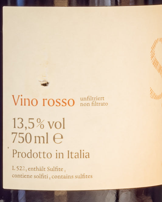 Tropfltalhof Storlond Vino Rosso Cabernet Sauvignon Merlot Alto Adige 2020 Italia Retro Etichetta