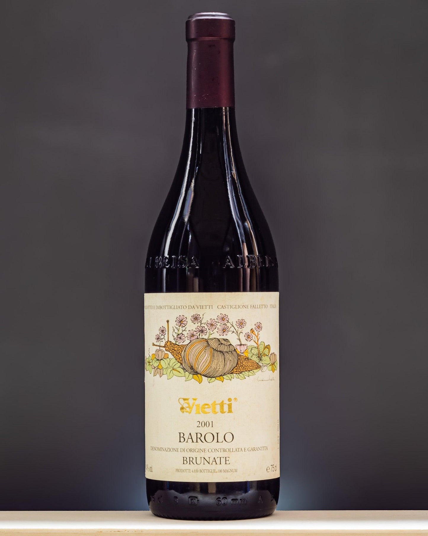 Vietti Barolo Brunate 2001 Nebbiolo Langhe Piemonte Italia Vino Rosso