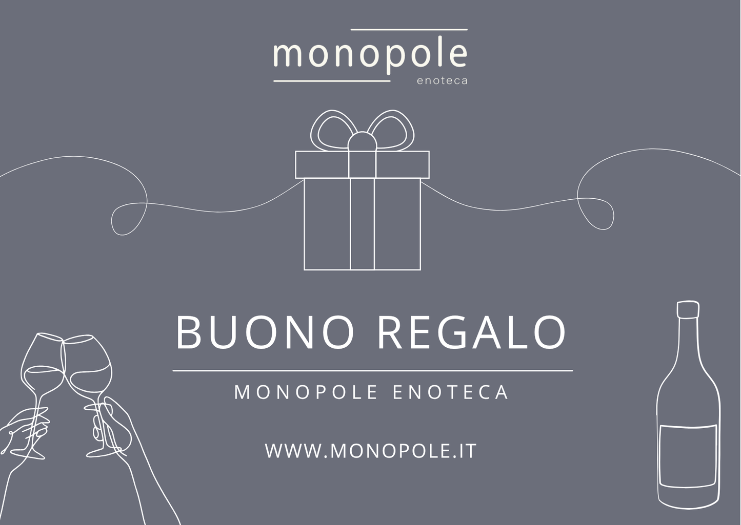 Voucher Gift Card Monopole Buono Regalo Vino