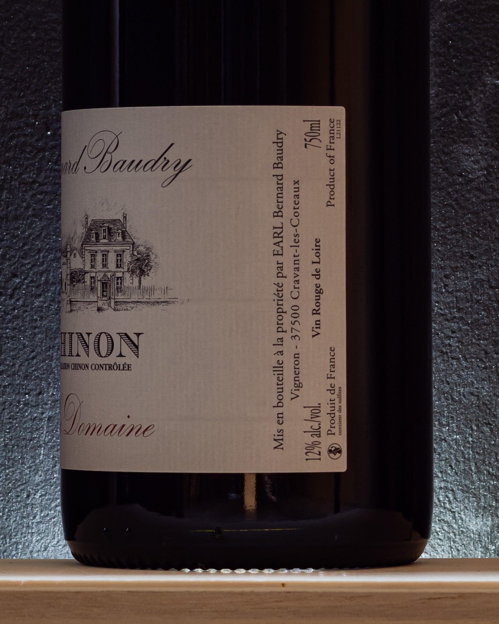 bernard baudry chinon le domaine loira cabernet franc francia retro etichetta