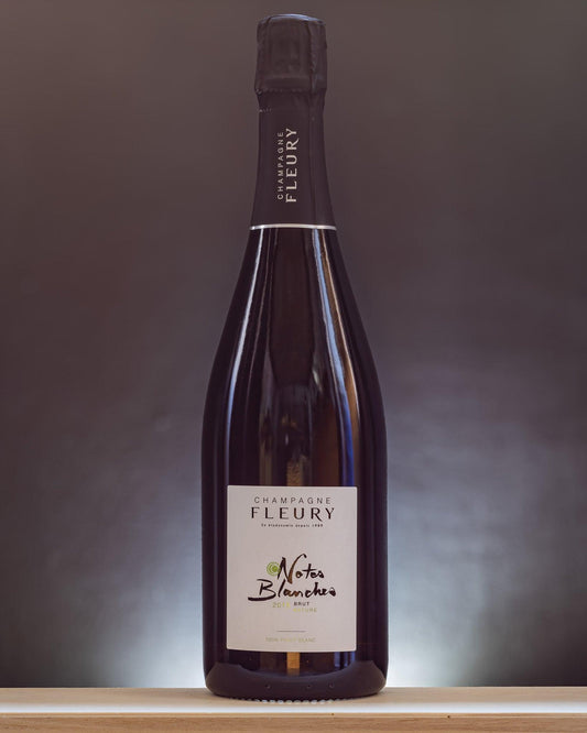 champagne fleury notes blanches 2015 brut nature pinot blanc