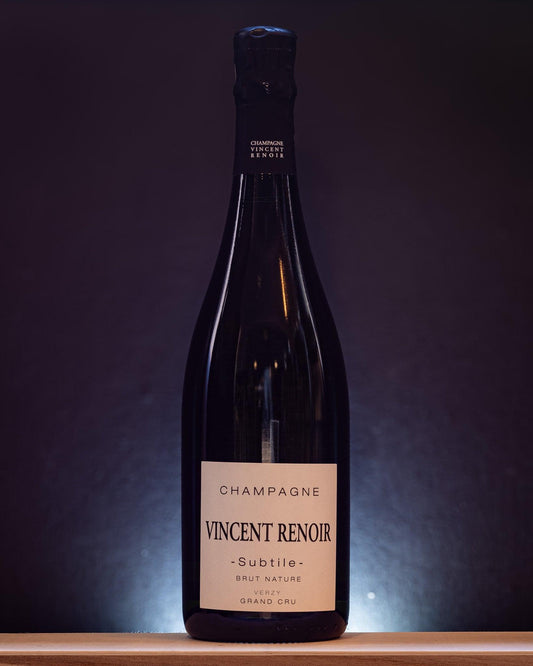 champagne vincent renoir subtile brut nature grand cru verzy chardonnay pinot nero